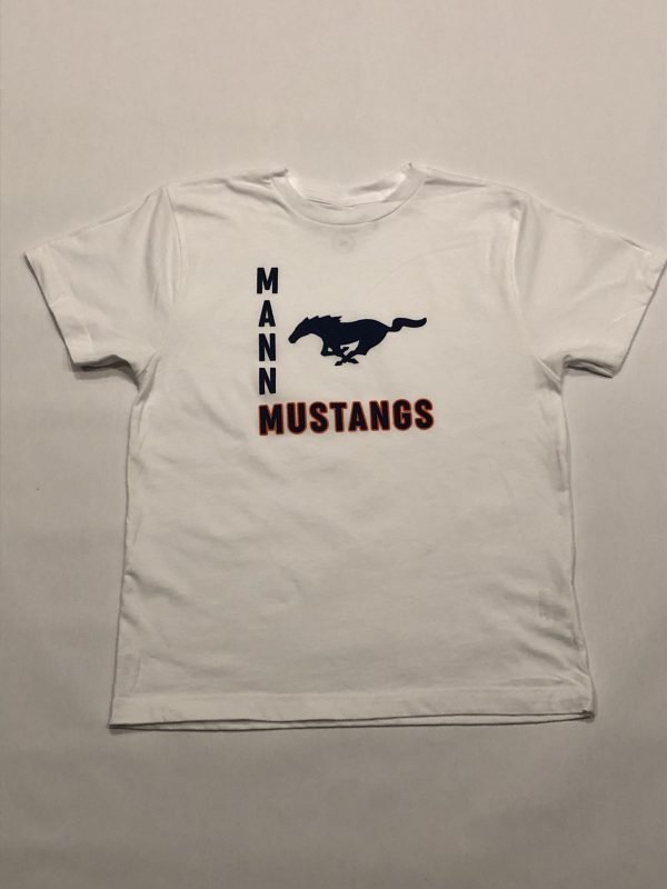 The Mann School Kid's Mustangs Tee - Image 2